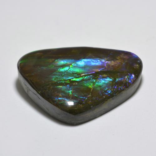 Ammolite Gemstone in 25.6 x 20.6 mm Size for Sale, Ammolite Stone in Multicolor Color