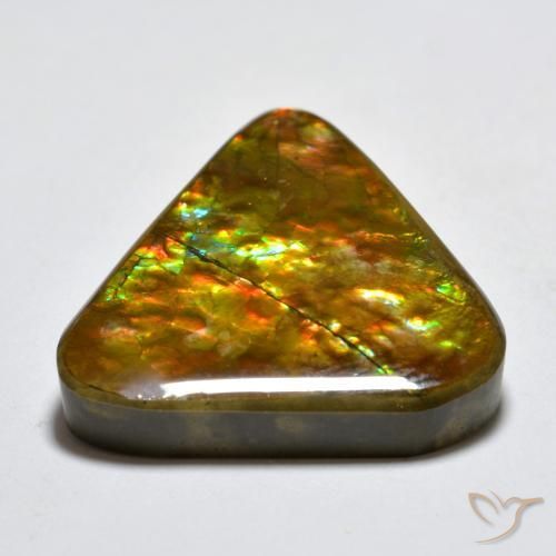Ammolite Gemstone in 22.6 x 19.3 mm Size for Sale, Ammolite Stone in Multicolor Color
