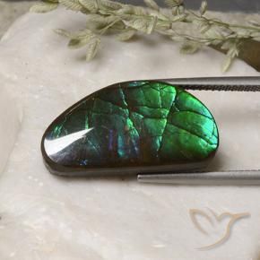 Ammolite Gemstone in 22.7 x 11.9 mm Size for Sale, Ammolite Stone in Multicolor Color