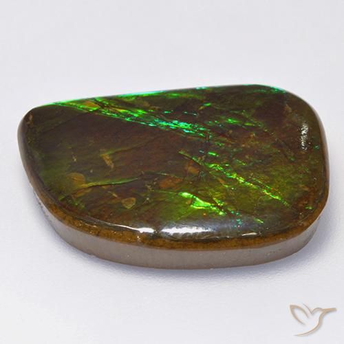 Ammolite Gemstone in 23.6 x 18.3 mm Size for Sale, Ammolite Stone in Multicolor Color
