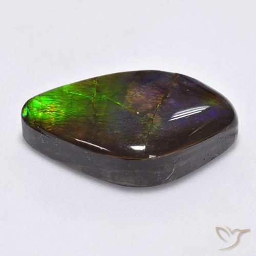 Ammolite Gemstone in 26.5 x 16.6 mm Size for Sale, Ammolite Stone in Multicolor Color