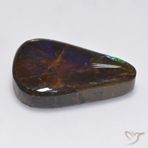 Ammolite Gemstone in 23.3 x 18.5 mm Size for Sale, Ammolite Stone in Multicolor Color