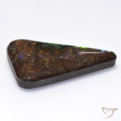 Ammolite Gemstone in 28.5 x 17.6 mm Size for Sale, Ammolite Stone in Multicolor Color