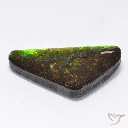 Ammolite Gemstone in 23.7 x 13.6 mm Size for Sale, Ammolite Stone in Multicolor Color