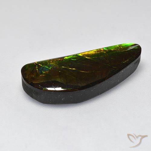 Ammolite Gemstone in 24.5 x 10.3 mm Size for Sale, Ammolite Stone in Multicolor Color