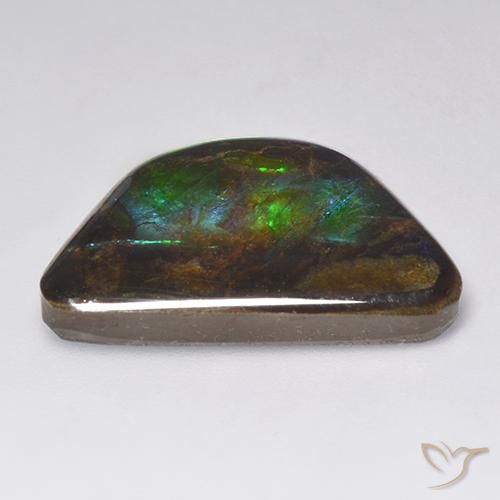 Ammolite Gemstone in 25.7 x 16.9 mm Size for Sale, Ammolite Stone in Multicolor Color