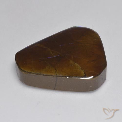 Ammolite Gemstone in 18.9 x 16.7 mm Size for Sale, Ammolite Stone in Multicolor Color