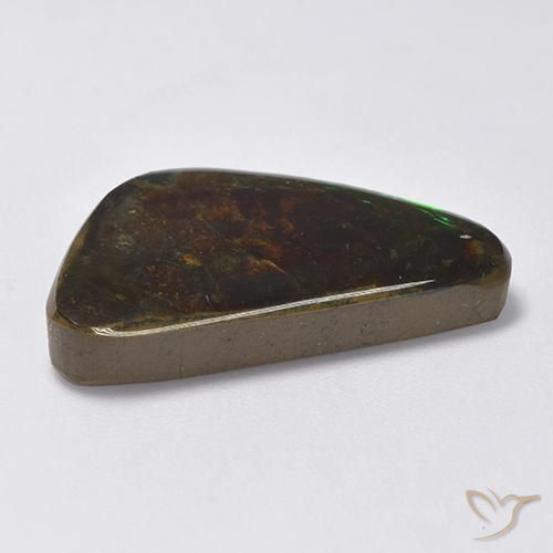 Ammolite Gemstone in 25.4 x 13.4 mm Size for Sale, Ammolite Stone in Multicolor Color