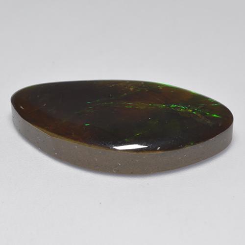 Ammolite Gemstone in 29.5 x 15.6 mm Size for Sale, Ammolite Stone in Multicolor Color