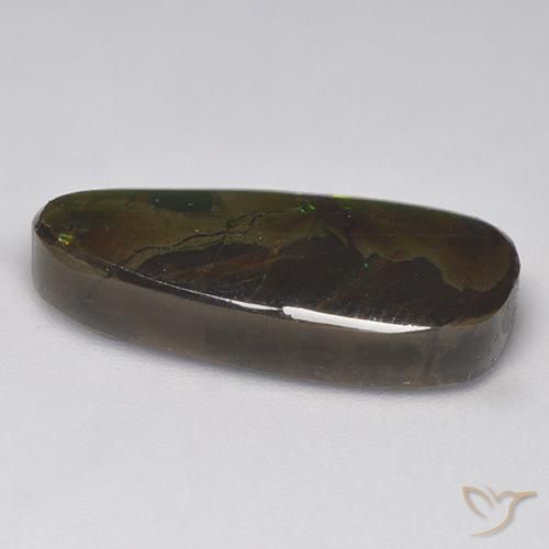 Ammolite Gemstone in 22.2 x 9.7 mm Size for Sale, Ammolite Stone in Multicolor Color
