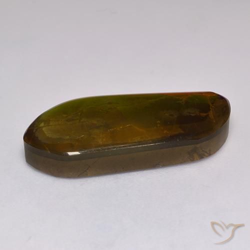 Ammolite Gemstone in 25.5 x 11.6 mm Size for Sale, Ammolite Stone in Multicolor Color