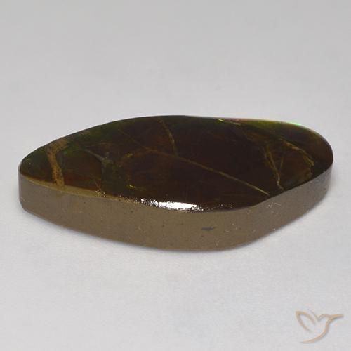 Ammolite Gemstone in 25.5 x 12.6 mm Size for Sale, Ammolite Stone in Multicolor Color