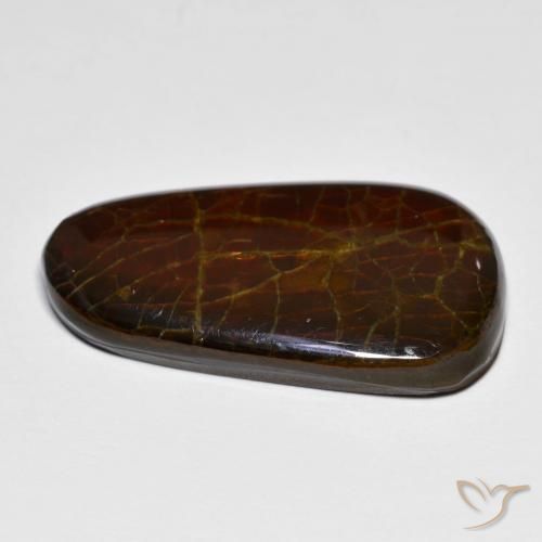 Ammolite Gemstone in 25.3 x 14.6 mm Size for Sale, Ammolite Stone in Multicolor Color