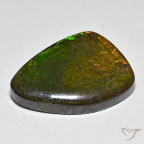 Ammolite Gemstone in 23.6 x 14.7 mm Size for Sale, Ammolite Stone in Multicolor Color