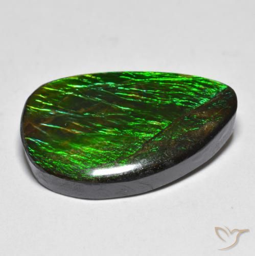 Ammolite Gemstone in 22.6 x 13.8 mm Size for Sale, Ammolite Stone in Multicolor Color