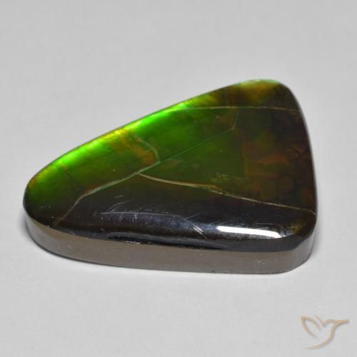 Ammolite Gemstone in 22.7 x 16.5 mm Size for Sale, Ammolite Stone in Multicolor Color