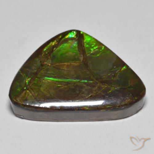 Ammolite Gemstone in 24.4 x 14.7 mm Size for Sale, Ammolite Stone in Multicolor Color