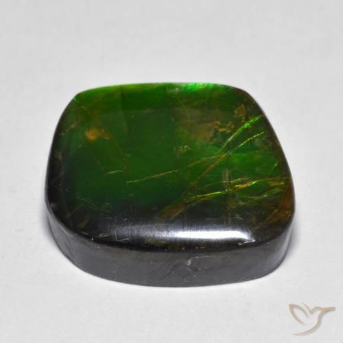 Ammolite Gemstone in 16.7 x 14.6 mm Size for Sale, Ammolite Stone in Multicolor Color