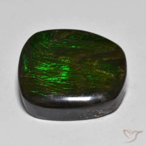 Ammolite Gemstone in 18.7 x 16.7 mm Size for Sale, Ammolite Stone in Multicolor Color