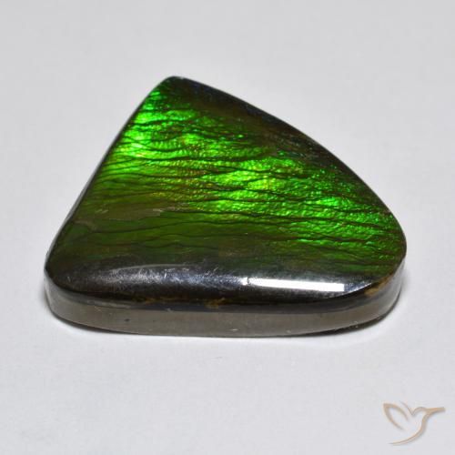Ammolite Gemstone in 19.6 x 17.1 mm Size for Sale, Ammolite Stone in Multicolor Color