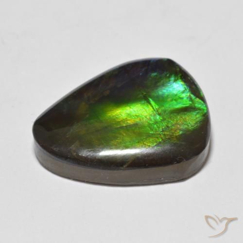 Ammolite Gemstone in 19.2 x 16.7 mm Size for Sale, Ammolite Stone in Multicolor Color