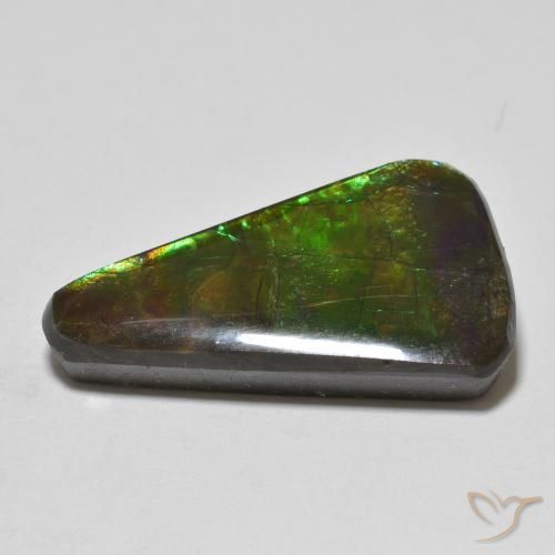 Ammolite Gemstone in 23.1 x 22.8 mm Size for Sale, Ammolite Stone in Multicolor Color