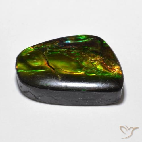 Ammolite Gemstone in 20 x 15 mm (calibrated) Size for Sale, Ammolite Stone in Multicolor Color