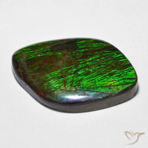Ammolite Gemstone in 27 x 20 mm (calibrated) Size for Sale, Ammolite Stone in Multicolor Color