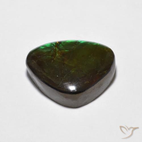 Ammolite Gemstone in 11.4 x 14.9 mm Size for Sale, Ammolite Stone in Multicolor Color