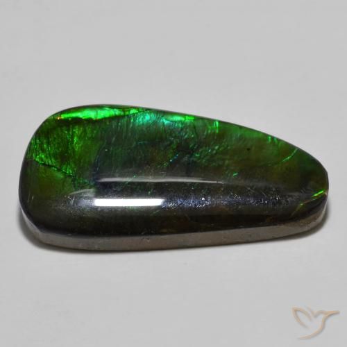 Ammolite Gemstone in 25.3 x 12.7 mm Size for Sale, Ammolite Stone in Multicolor Color