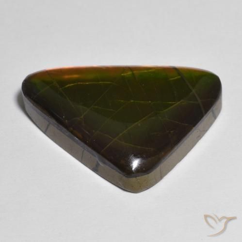 Ammolite Gemstone in 22.4 x 16.4 mm Size for Sale, Ammolite Stone in Multicolor Color