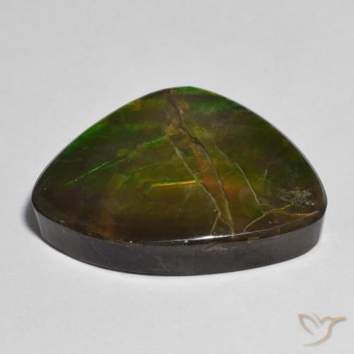 Ammolite Gemstone in 22.4 x 17.2 mm Size for Sale, Ammolite Stone in Multicolor Color