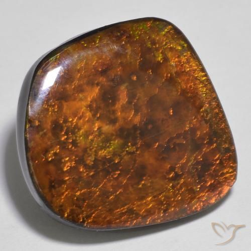 16.86ct Natural Multicolor Ammolite, Fancy, Opaque