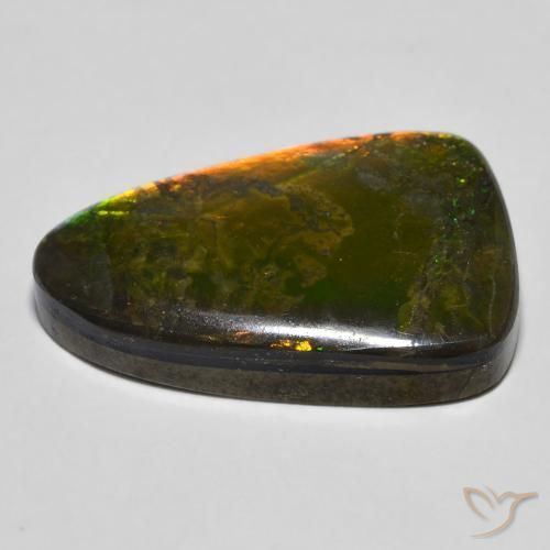 Ammolite Gemstone in 24.3 x 16.2 mm Size for Sale, Ammolite Stone in Multicolor Color