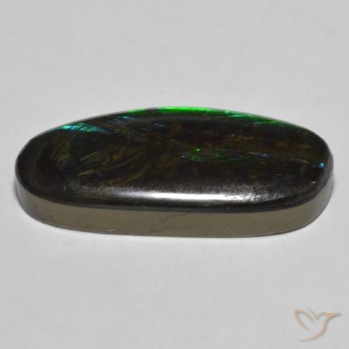 Ammolite Gemstone in 29 x 13.2 mm Size for Sale, Ammolite Stone in Multicolor Color
