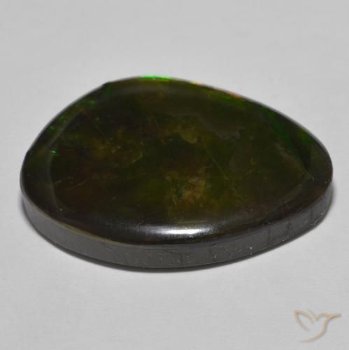 Ammolite Gemstone in 27 x 20 mm (calibrated) Size for Sale, Ammolite Stone in Multicolor Color