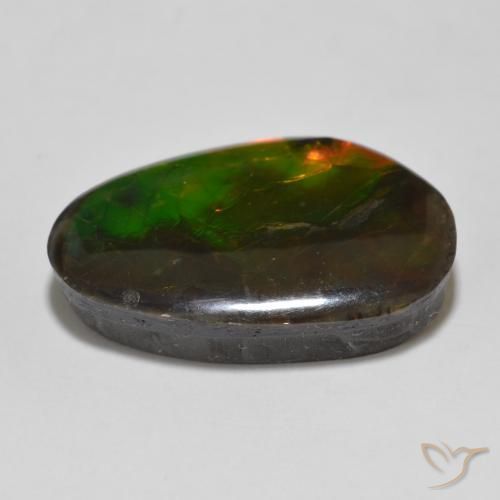 Ammolite Gemstone in 21.5 x 13.8 mm Size for Sale, Ammolite Stone in Multicolor Color