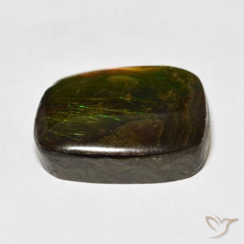 Ammolite Gemstone in 20.3 x 16.6 mm Size for Sale, Ammolite Stone in Multicolor Color