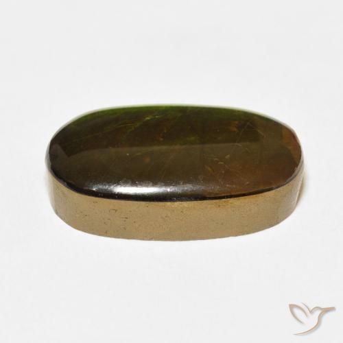 Ammolite Gemstone in 21.4 x 13.4 mm Size for Sale, Ammolite Stone in Multicolor Color