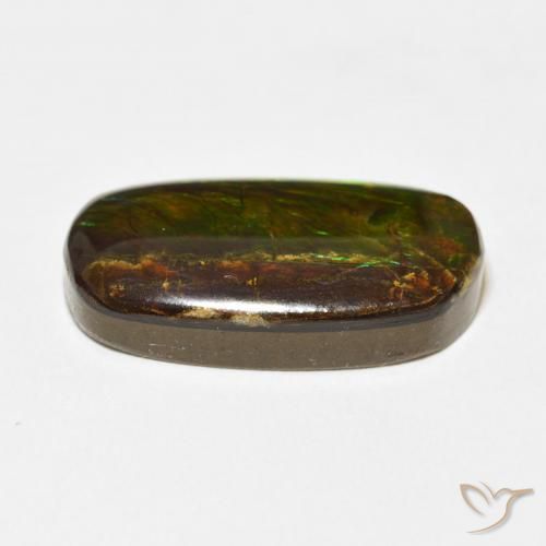 Ammolite Gemstone in 22.1 x 12.1 mm Size for Sale, Ammolite Stone in Multicolor Color