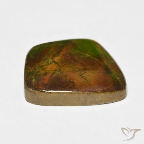Ammolite Gemstone in 21.2 x 18.8 mm Size for Sale, Ammolite Stone in Multicolor Color