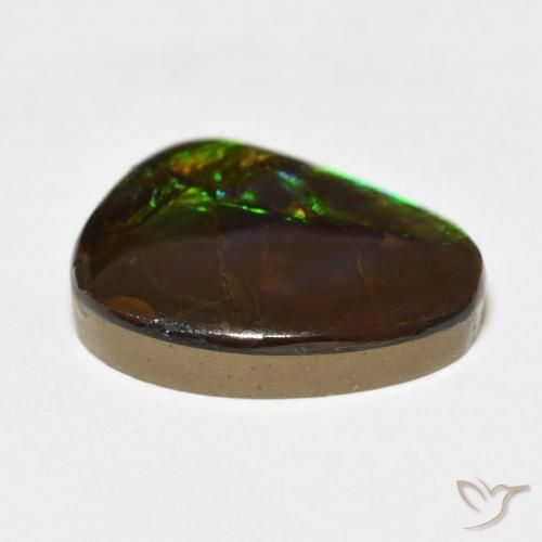 Ammolite Gemstone in 20 x 15 mm (calibrated) Size for Sale, Ammolite Stone in Multicolor Color