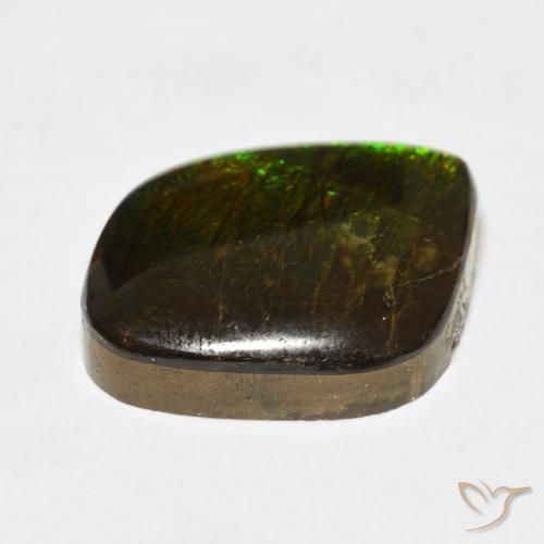 Ammolite Gemstone in 20 x 15 mm (calibrated) Size for Sale, Ammolite Stone in Multicolor Color