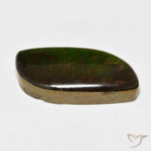 Ammolite Gemstone in 25.5 x 13.7 mm Size for Sale, Ammolite Stone in Multicolor Color
