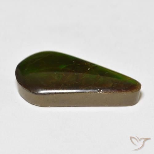 Ammolite Gemstone in 26.8 x 14.9 mm Size for Sale, Ammolite Stone in Multicolor Color
