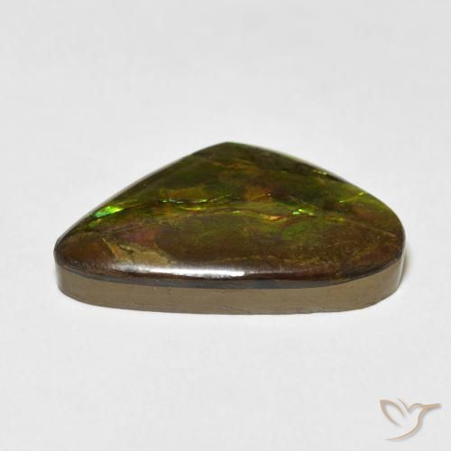 Ammolite Gemstone in 24.3 x 14.7 mm Size for Sale, Ammolite Stone in Multicolor Color