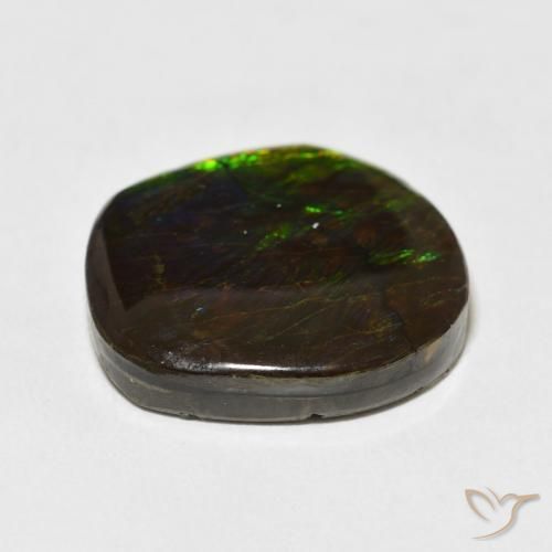 Ammolite Gemstone in 20.2 x 19.4 mm Size for Sale, Ammolite Stone in Multicolor Color