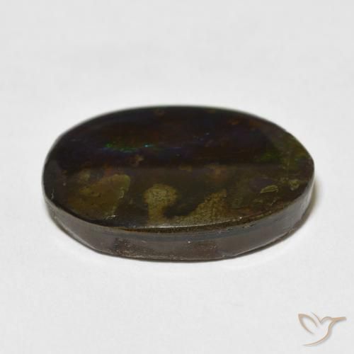 Ammolite Gemstone in 21.7 x 16.4 mm Size for Sale, Ammolite Stone in Multicolor Color