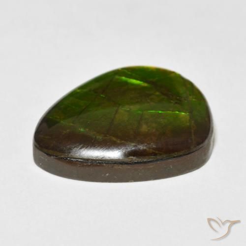 Ammolite Gemstone in 21 x 16.4 mm Size for Sale, Ammolite Stone in Multicolor Color