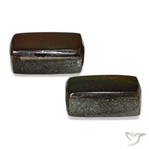 Ammolite Gemstones in 8.4 x 5 mm Size for Sale, Ammolite Stones in Multicolor Color